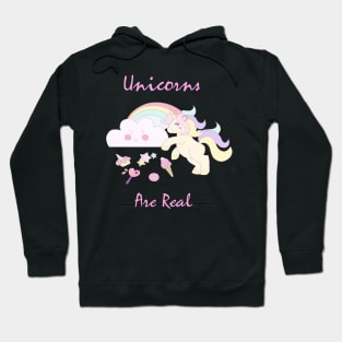 Unicorns Are Real Cute Cloud Hoodie
